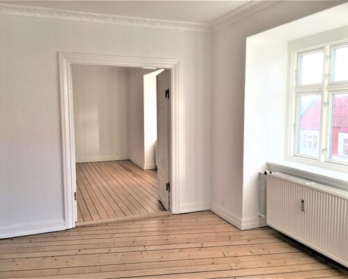 Delevenlig lejlighed med udsigt og charme i Aalborg