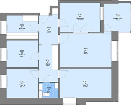 5 værelses lejlighed i Randers NØ