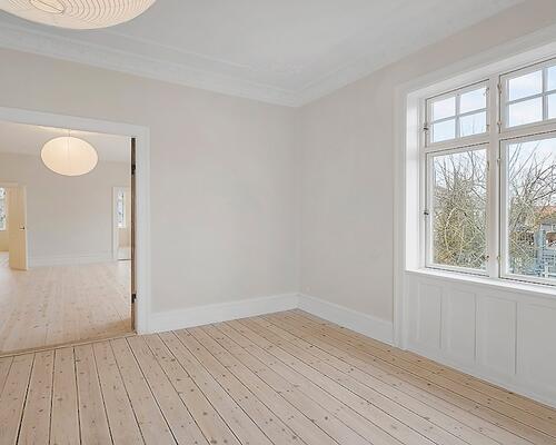 Eksklusiv villalejlighed i en smuk renoveret ejendom