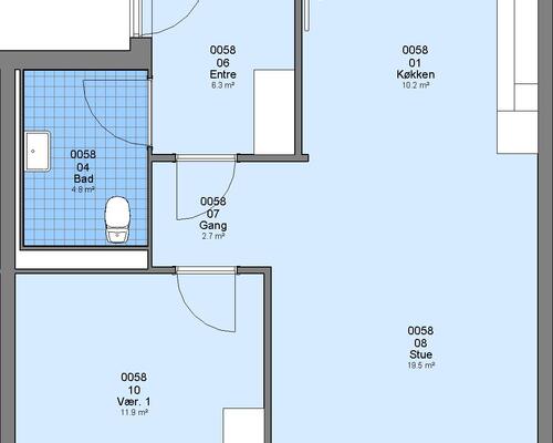 2 værelses lejlighed i Ringsted