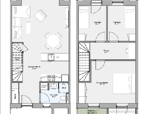 4 værelses hus i Årslev