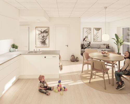 2 værelses lejlighed i Årslev