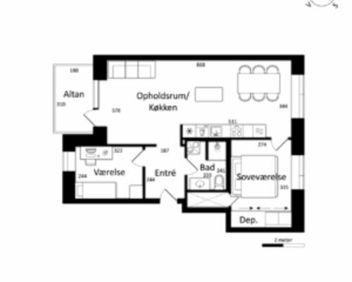 Flot nyopført 3-værelses i Strandhusene