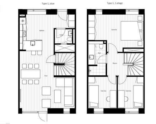 3 værelses hus i Odense C