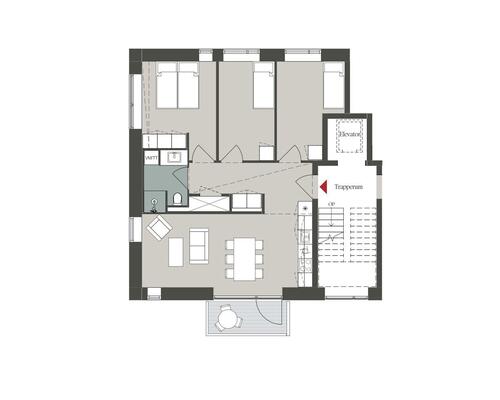 3 værelses lejlighed i Odense V