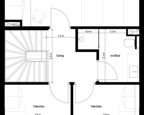 3 værelses hus i Gistrup
