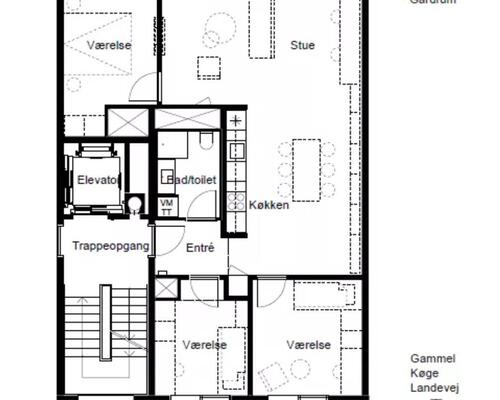 3 værelses lejlighed i Valby