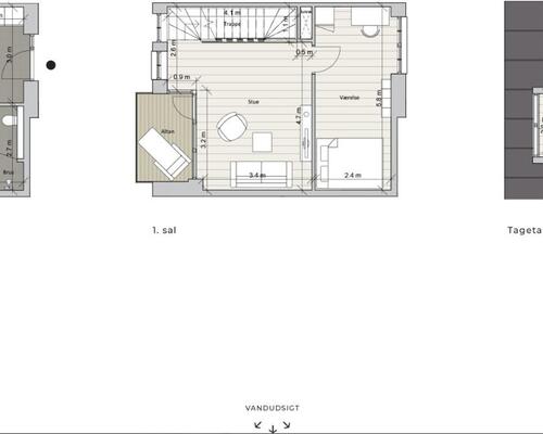 2 værelses lejlighed i Kerteminde