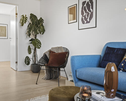 Beliggenhed i Tilst - med have og gratis parkering