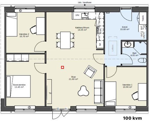 4 værelses hus i Ringe