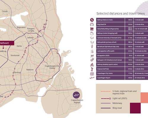 Veldisponeret 3-værelses lejlighed tæt ved Ballerup st.