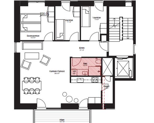 4 værelses lejlighed i Randers NØ