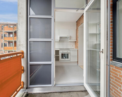 Stor 1-værelses lejlighed på 49 m²