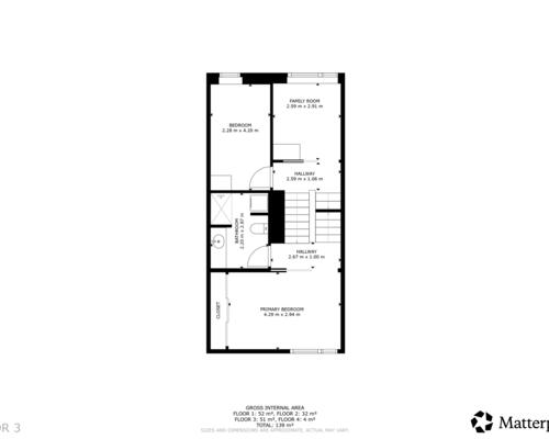 3 værelses hus i København S