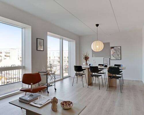 3 værelses lejlighed på 90 m²