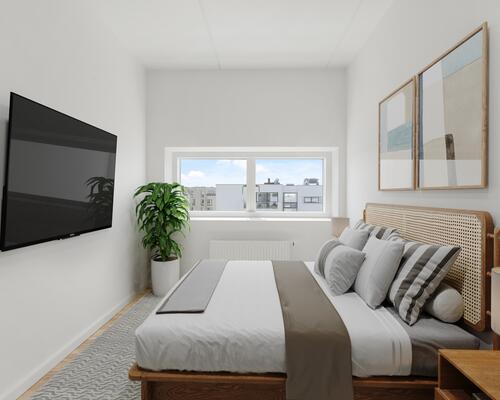 Dejligt køkkenalrum med udgang til altan