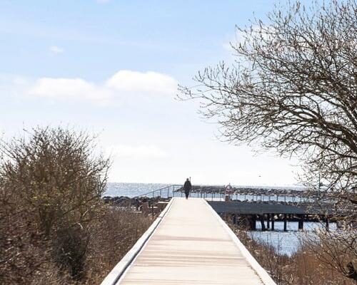 Dejligt køkkenalrum med udgang til altan