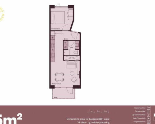 2 værelses lejlighed i København S