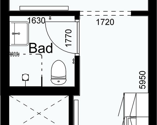 1 værelses lejlighed i Viborg