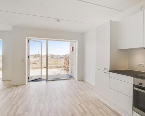 Egedal Stationsby - Dejlig 3-værelses lejebolig med privat terrasse og fantastisk grøn udsigt