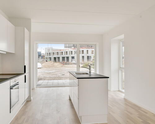 Egedal Stationsby - God 3 vær. lejlighed med privat terrasse ud mod de grønne områder