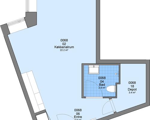 2 værelses lejlighed i Esbjerg