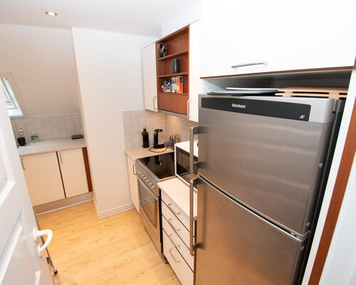 Lys og indbydende lejlighed i Aalborgs hjerte