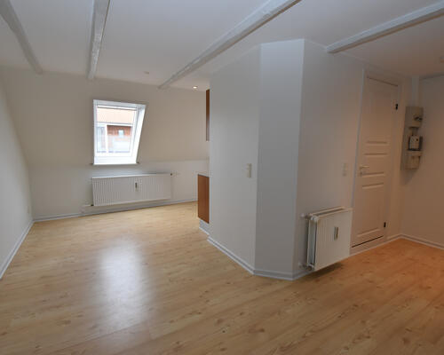 Charmerende taglejlighed med lys og moderne opgraderinger