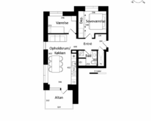 Flot nyopført 3-værelses i Strandhusene