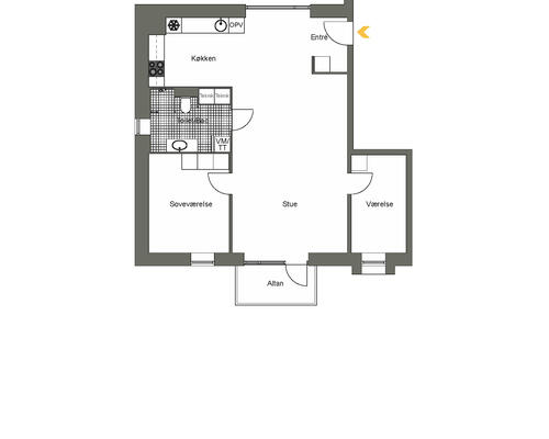 4 værelses lejlighed i Aalborg SV