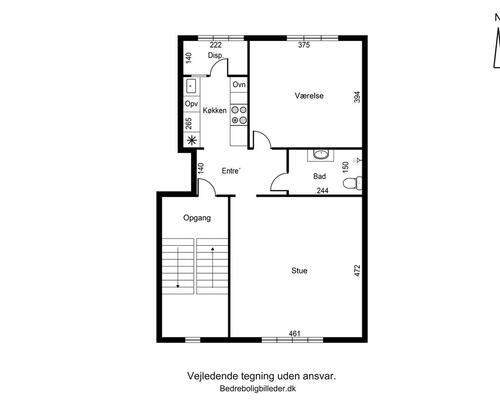 2 værelses lejlighed i Esbjerg