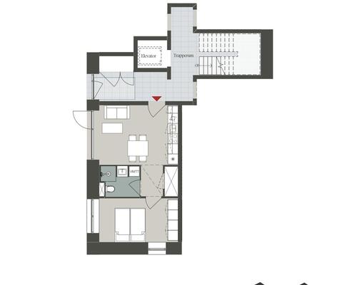 1 værelses lejlighed i Odense V