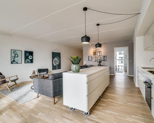 Flot 4-værelses lejlighed i Lyngby