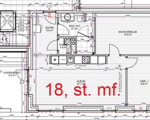 3 værelses lejlighed i Give