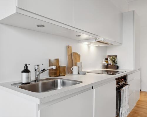 Skøn dele 3'er med altan