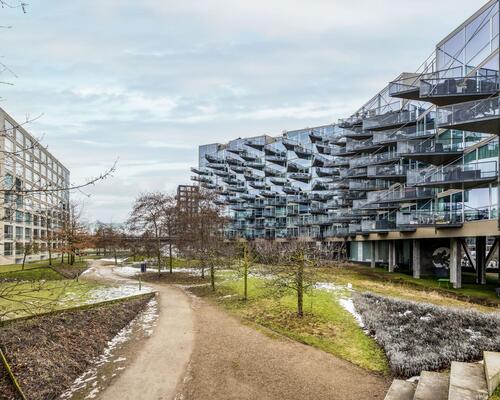 Arkitekttegnet lejlighed i V huset | København S.