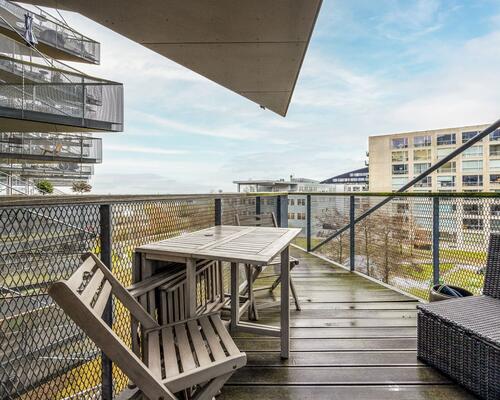 Arkitekttegnet lejlighed i V huset | København S.