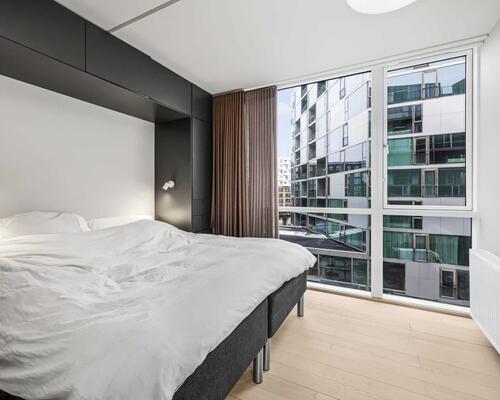 Arkitekttegnet lejlighed i V huset | København S.