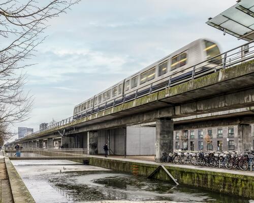 Arkitekttegnet lejlighed i V huset | København S.