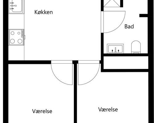4 værelses lejlighed i Århus C