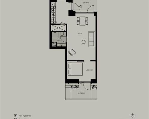 2 værelses lejlighed i København Ø