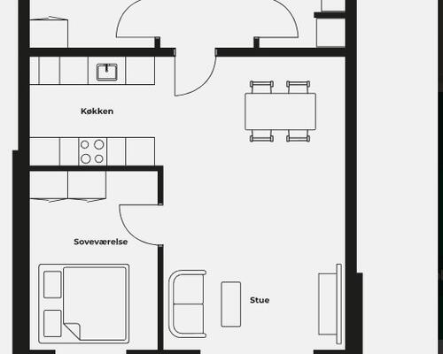 3 værelses lejlighed i Skive