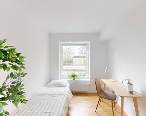 Rummelig 3-værelses lejlighed med stor terrasse