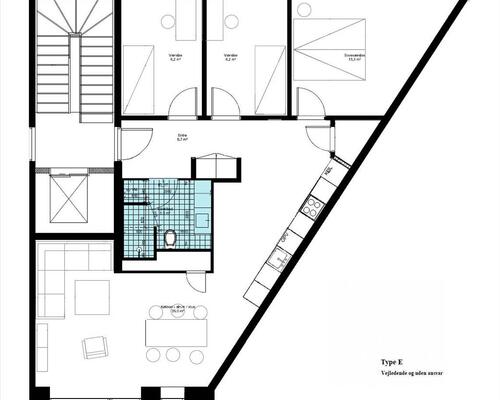 4 værelses lejlighed i Århus V