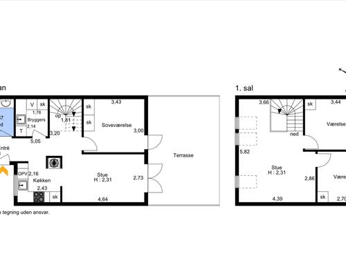 5 værelses lejlighed i Vejle