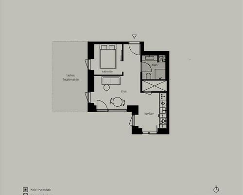 2 værelses lejlighed i København Ø