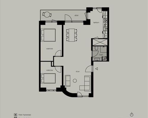 3 værelses lejlighed i København Ø