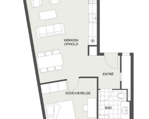 2 værelses lejlighed i Risskov