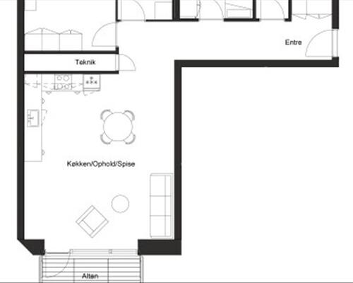 4 værelses lejlighed i Odense C