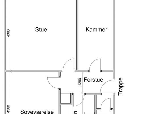 3 værelses lejlighed i Randers